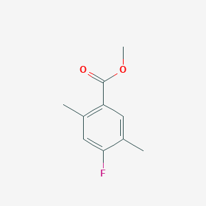 molecular formula C10H11FO2 B14030372 Methyl 4-fluoro-2,5-dimethylbenzoate 
