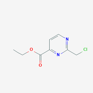 molecular formula C8H9ClN2O2 B1403039 Ethyl 2-(chloromethyl)pyrimidine-4-carboxylate CAS No. 944899-56-3