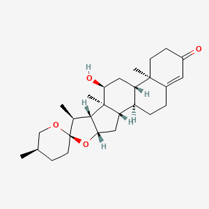 molecular formula C27H40O4 B14030399 (25R)-12alpha-Hydroxyspirost-4-EN-3-one 