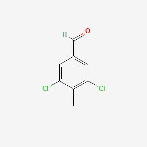 molecular formula C8H6Cl2O B14030525 3,5-Dichloro-4-methylbenzaldehyde 