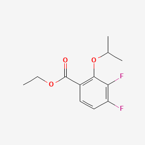 molecular formula C12H14F2O3 B14030552 Ethyl 3,4-difluoro-2-isopropoxybenzoate 