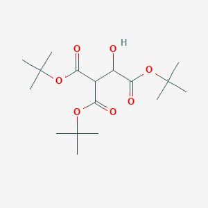 molecular formula C17H30O7 B14030553 Tri-tert-butyl 2-hydroxyethane-1,1,2-tricarboxylate 
