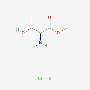 molecular formula C6H14ClNO3 B14030572 N-Me-Thr-OMe.HCl 