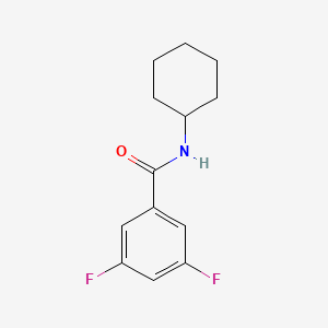 molecular formula C13H15F2NO B14030612 N-cyclohexyl-3,5-difluorobenzamide 