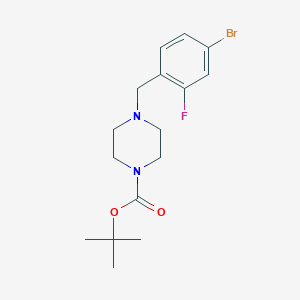 Tert-butyl 4-(4-bromo-2-fluorobenzyl)piperazine-1-carboxylate