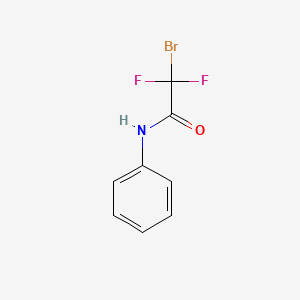 molecular formula C8H6BrF2NO B14030634 2-bromo-2,2-difluoro-N-phenylacetamide 