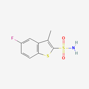 5-Fluoro-3-methyl-1-benzothiophene-2-sulfonamide