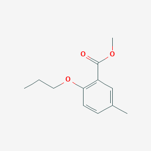 molecular formula C12H16O3 B14030676 Methyl 5-methyl-2-propoxybenzoate 