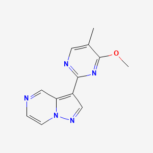3-(4-Methoxy-5-methylpyrimidin-2-yl)pyrazolo[1,5-a]pyrazine