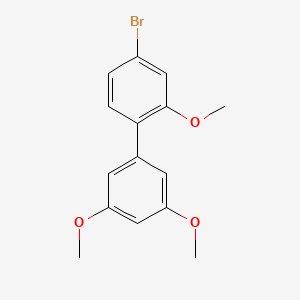 molecular formula C15H15BrO3 B14030809 4-Bromo-2,3',5'-trimethoxy-1,1'-biphenyl 