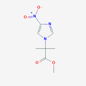 molecular formula C8H11N3O4 B1403081 2-甲基-2-(4-硝基-1H-咪唑-1-基)丙酸甲酯 CAS No. 865774-07-8