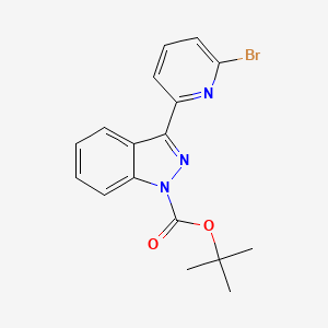 molecular formula C17H16BrN3O2 B14030814 Tert-butyl 3-(6-bromopyridin-2-YL)-1H-indazole-1-carboxylate 