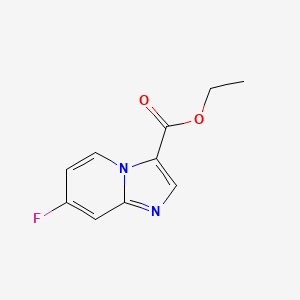 B1403085 Ethyl 7-fluoroimidazo[1,2-a]pyridine-3-carboxylate CAS No. 1313408-99-9