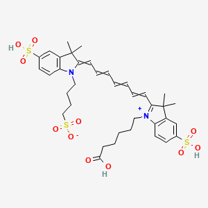 molecular formula C37H46N2O11S3 B14030886 Cy7 acid(triso3) 