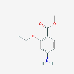 molecular formula C10H13NO3 B1403098 Methyl 4-amino-2-ethoxybenzoate CAS No. 2486-55-7