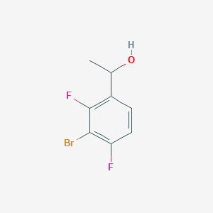 molecular formula C8H7BrF2O B14031034 1-(3-Bromo-2,4-difluorophenyl)ethanol 