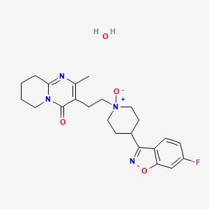molecular formula C23H29FN4O4 B14031039 Risperidone cis-N-oxide monohydrate 