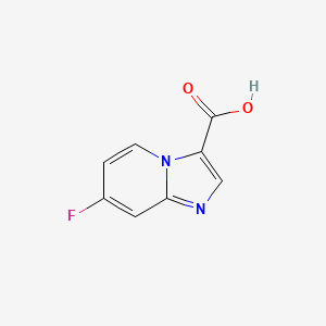 molecular formula C8H5FN2O2 B1403108 7-Fluoroimidazo[1,2-a]pyridine-3-carboxylic acid CAS No. 1159827-76-5