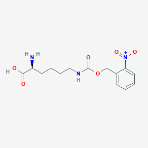 molecular formula C14H19N3O6 B14031116 N6-(((2-Nitrobenzyl)oxy)carbonyl)-L-lysine 