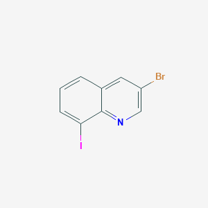 molecular formula C9H5BrIN B1403113 3-溴-8-碘喹啉 CAS No. 1379316-32-1