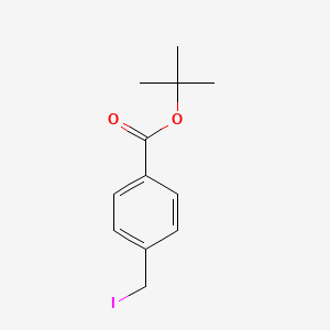 B1403114 4-Iodomethyl benzoic acid tert-butyl ester CAS No. 1207989-76-1