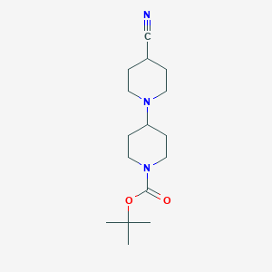 B1403120 tert-Butyl 4-cyano-[1,4'-bipiperidine]-1'-carboxylate CAS No. 1188378-41-7