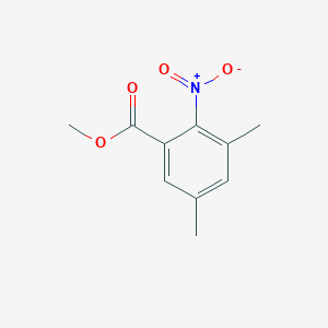 molecular formula C10H11NO4 B14031228 Methyl 3,5-dimethyl-2-nitrobenzoate 