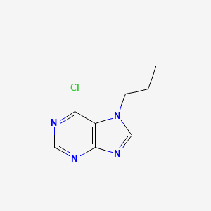 molecular formula C8H9ClN4 B14031280 6-Chloro-7-propyl-7H-purine 
