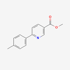 molecular formula C14H13NO2 B14031281 Methyl 6-(p-tolyl)nicotinate 