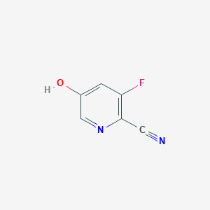 molecular formula C6H3FN2O B1403132 3-Fluoro-5-hydroxypicolinonitrile CAS No. 1211584-91-6