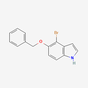 molecular formula C15H12BrNO B1403134 5-Benzyloxy-4-bromo-1H-indole CAS No. 1001395-20-5