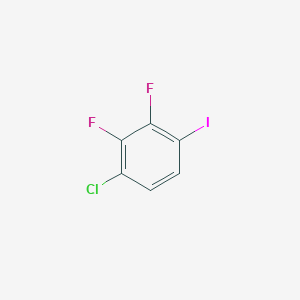 molecular formula C6H2ClF2I B14031345 1-Chloro-2,3-difluoro-4-iodobenzene 