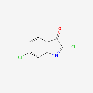 molecular formula C8H3Cl2NO B14031376 2,6-Dichloro-3H-indol-3-one 