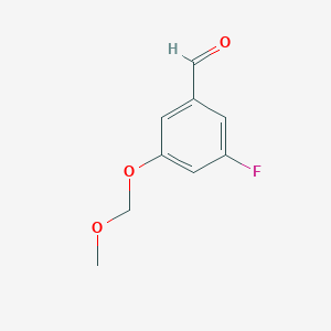 molecular formula C9H9FO3 B14031422 3-Fluoro-5-(methoxymethoxy)benzaldehyde 