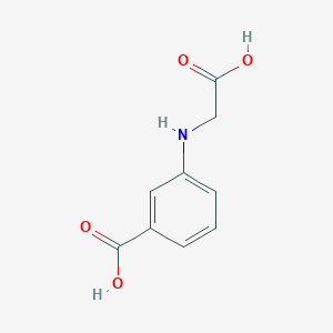 molecular formula C9H9NO4 B14031441 N-(3-Carboxyphenyl)glycine CAS No. 81189-31-3