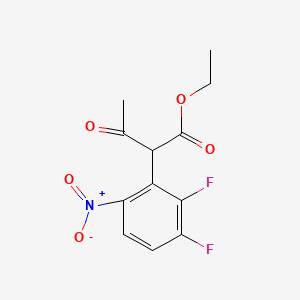 Ethyl 2-(2,3-difluoro-6-nitrophenyl)-3-oxobutanoate