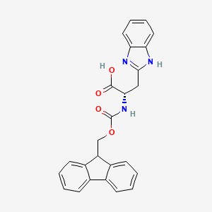 molecular formula C25H21N3O4 B14031571 Fmoc-Ala(2-Bim)-OH 