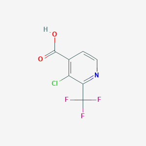 molecular formula C7H3ClF3NO2 B1403159 3-Chloro-2-(trifluoromethyl)isonicotinic acid CAS No. 749875-02-3