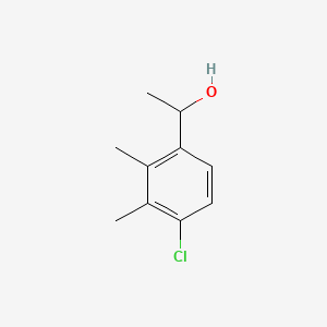 molecular formula C10H13ClO B14031675 1-(4-Chloro-2,3-dimethylphenyl)ethanol 