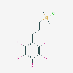 molecular formula C11H12ClF5Si B140317 3-(Pentafluorophenyl)propyldimethylchlorosilane CAS No. 157499-19-9