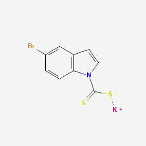 molecular formula C9H5BrKNS2 B14031703 potassium 5-bromo-1H-indole-1-carbodithioate 