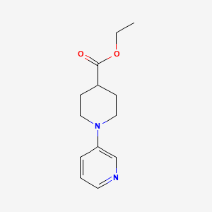 molecular formula C13H18N2O2 B1403178 1-(吡啶-3-基)哌啶-4-甲酸乙酯 CAS No. 847406-21-7