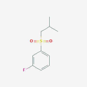 molecular formula C10H13FO2S B1403183 1-氟-3-(异丁基磺酰基)苯 CAS No. 1020734-53-5