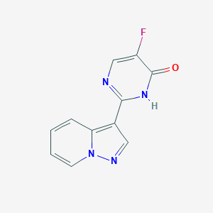 5-Fluoro-2-(pyrazolo[1,5-a]pyridin-3-yl)pyrimidin-4-ol