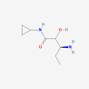 (3S)-3-Amino-N-cyclopropyl-2-hydroxypentanamide