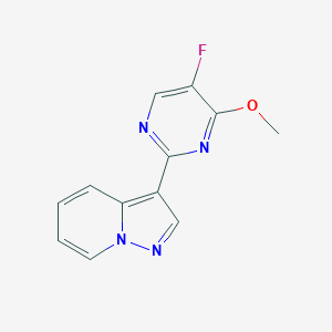 B1403188 3-(5-Fluoro-4-methoxypyrimidin-2-yl)pyrazolo[1,5-a]pyridine CAS No. 1331768-95-6