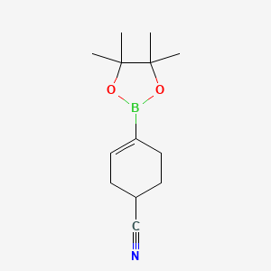 4-(4,4,5,5-Tetramethyl-1,3,2-dioxaborolan-2-yl)cyclohex-3-enecarbonitrile