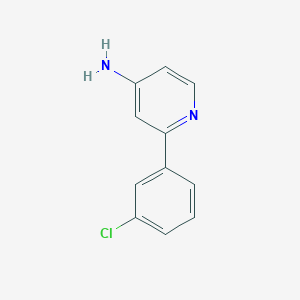 2-(3-Chlorophenyl)pyridin-4-amine