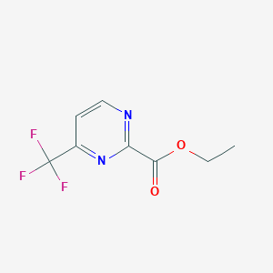 molecular formula C8H7F3N2O2 B14032023 ethyl 4-(trifluoroMethyl)pyriMidine-2-carboxylate 