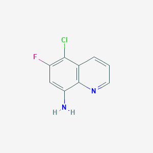 5-Chloro-6-fluoroquinolin-8-amine
